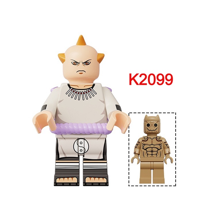 COMBO 8 Minifigures  Anime Nhân Vật Phản Diện Trong Naruto Kimimaro Shikamaru Gaara Làng Cát KDL813