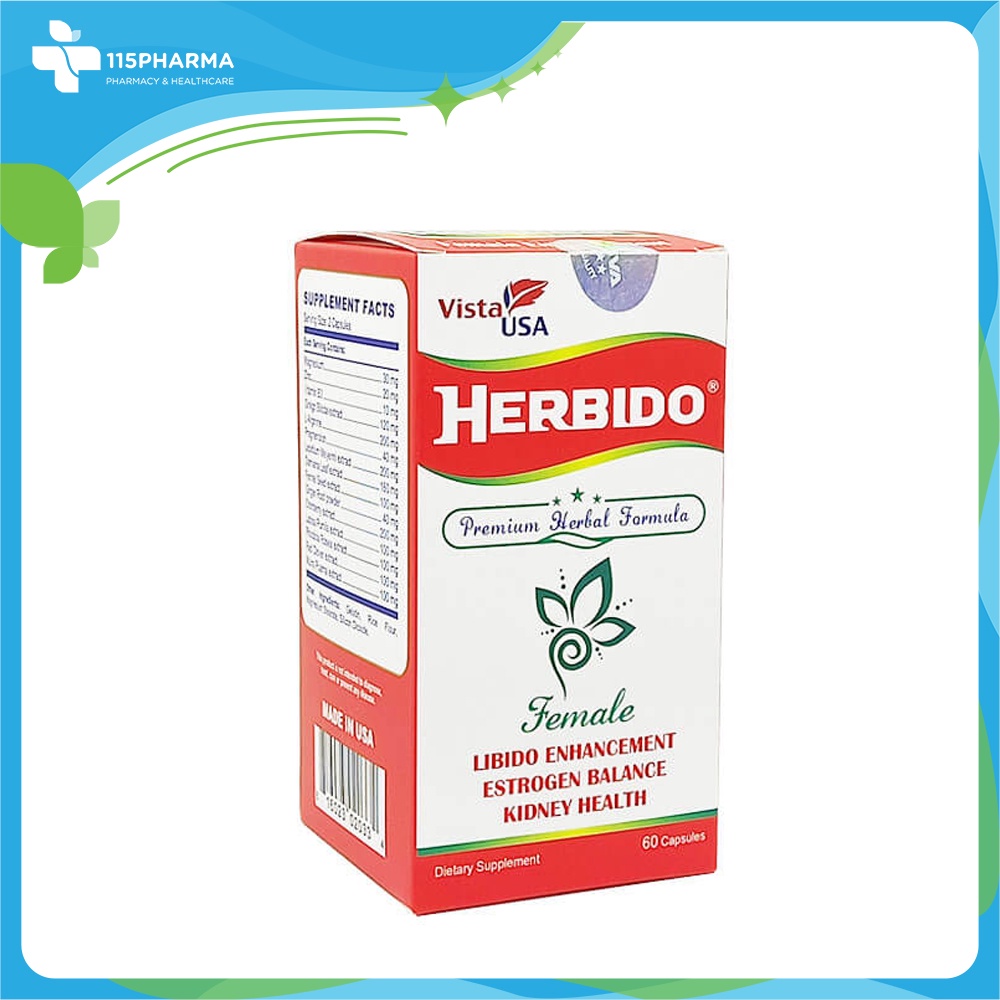 Herbido – Bổ thận, tăng cường sinh lý nữ.