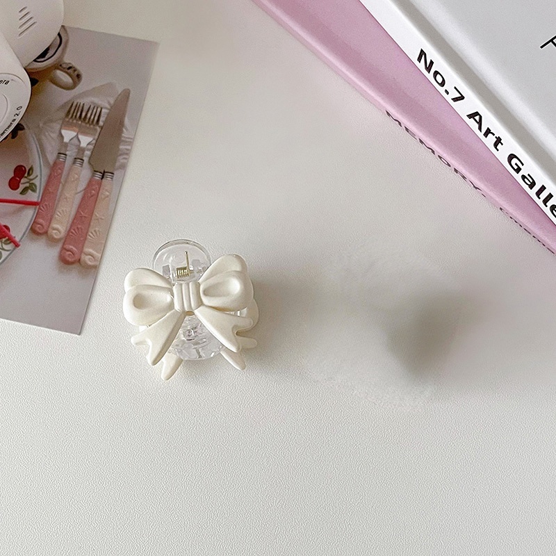 Kẹp Tóc Hình Nơ Màu Hồng Dễ Thương Thời Trang