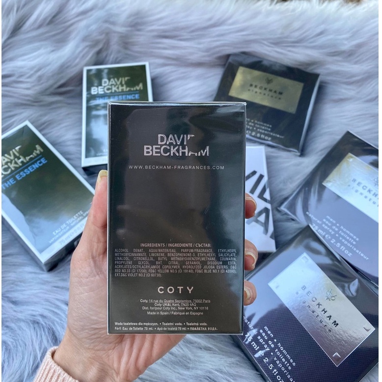 Nước Hoa Nam David Beckham các loại của Úc