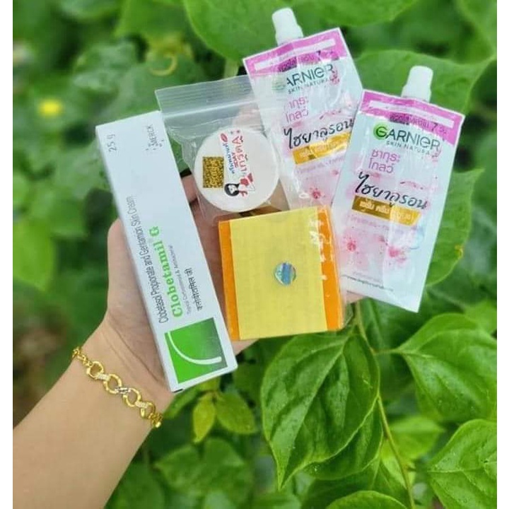 BỘ KEM 𝐭𝐫𝐢̣ NÁM CLOBETAMIL G DẠNG TÚI RÍP THÁI LAN