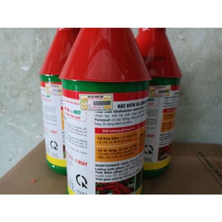 Thuốc trừ cỏ diệt cỏ newfosinat hiệu trâu rừng đen chai 900ml thay thế cỏ - ảnh sản phẩm 4