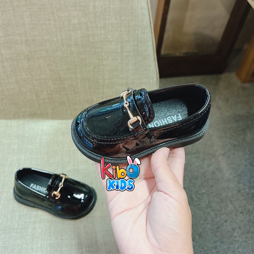 Giày Da Đế Mềm Phong Cách Retro xinh sắn cho Bé TAY107