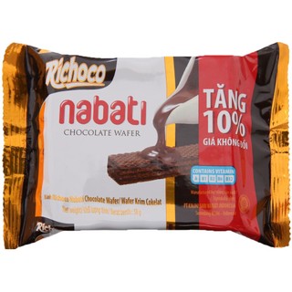 Bánh xốp nhân socola Nabati gói 110g
