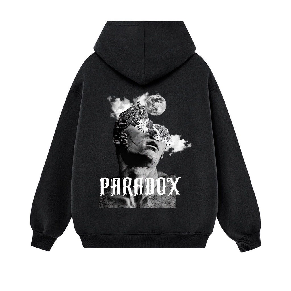 Áo Hoodie PARADOX Chất Vải Nỉ Bông dày dặn