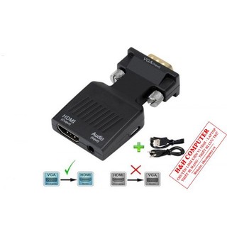 Đầu chuyển đổi vga sang hdmi 1080p có audio