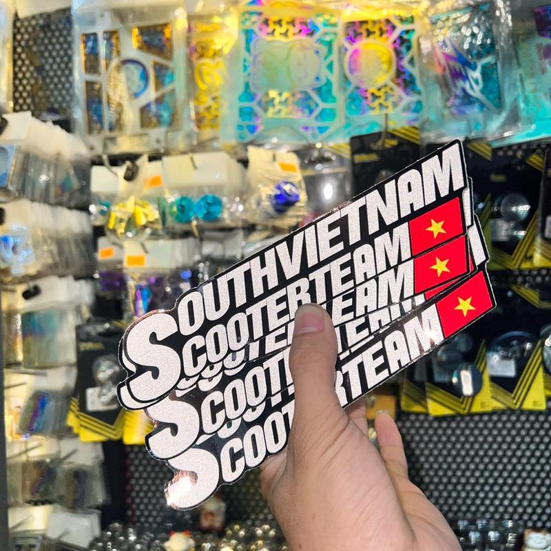 Tem Chữ South VietNam 18cm Phản Quang