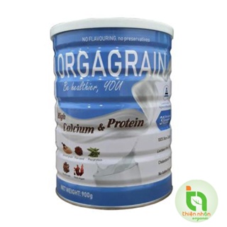 Sữa hạt dinh dưỡng Orgagrain 900g High Calcium & Protein