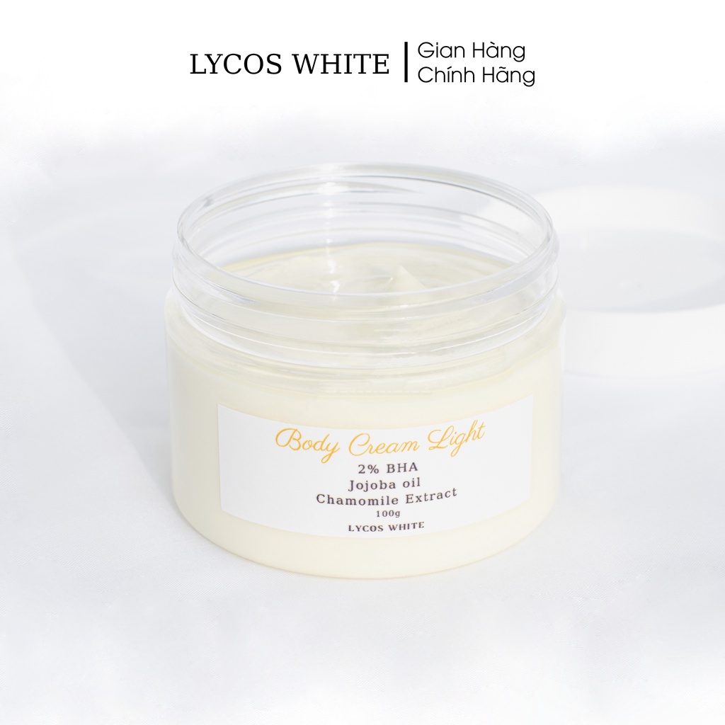 Kem 2% BHA Mờ Thâm Chiết Xuất Hoa Cúc & Dầu Jojoba Lycos White