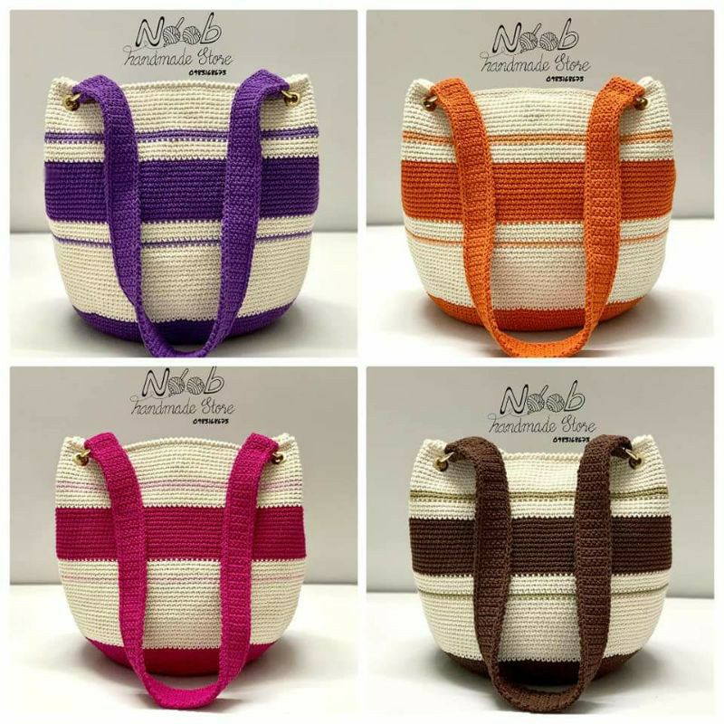 Sợi Cotton Thái Siêu Bền Móc Nón, Túi Vid..