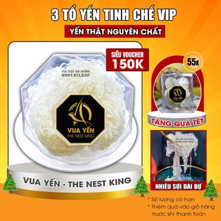 Yến sào tinh chế thượng hạng sợi to king nest 30gr loại vip yến sào tinh chế khánh hòa đặc biệt xưởng yến