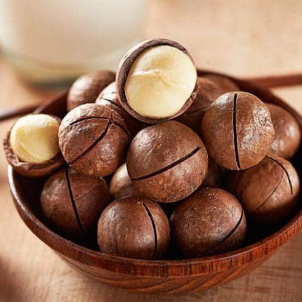 Hạt Macca tách vỏ dinh dưỡng kèm đồ tách hạt, Hạt Macca Đắk Lắk nứt vỏ bùi béo thơm ngon, 500g/túi –