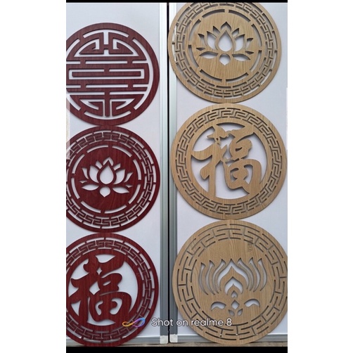 Bộ hoa sen,chữ trang Trí ban thờ bền đẹp