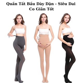 Quần tất bầu loại dày có chun chỉnh siêu đẹp cho mẹ bầu tôn dáng thon gọn chân