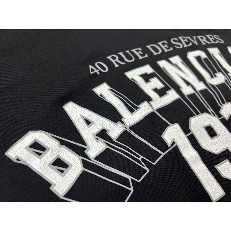 Áo Thun Ba8le88- Tay Ngắn In Chữ 1917 Thời Trang Đường Phố Chất Lượng Cao