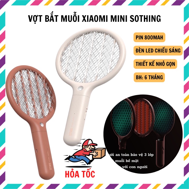 Vợt bắt muỗi Mini Xiaomi Sothing dung lượng pin cho 7-10 ngày sử dụng