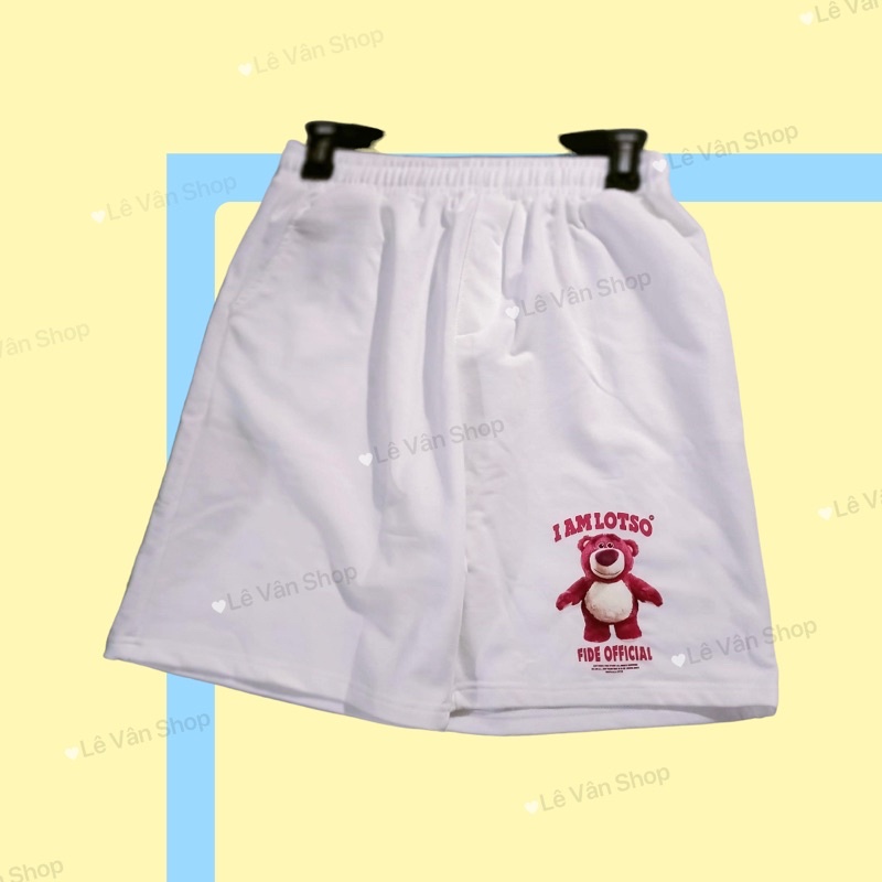 Quần short thun in hình, có in theo yêu cầu