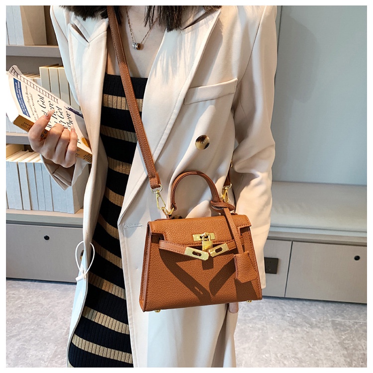 Túi sách Hm đeo chéo thiết kế ổ khóa mạ vàng thời trang cao cấp 925