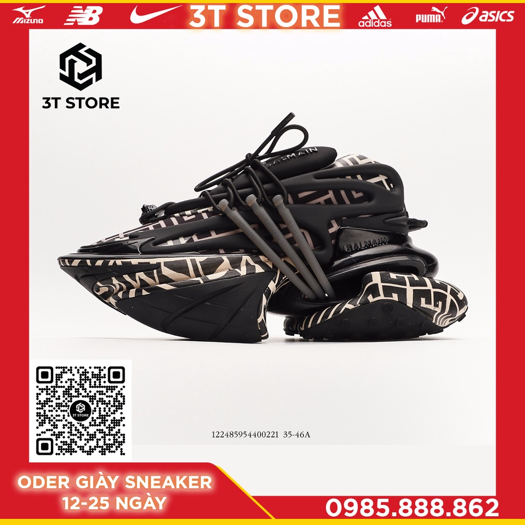 GIÀY SNEAKER MÃ SẢN PHẨM: _Balmain Rocket Sports Shoes_FULL BOX_FREE SHIP TOÀN QUỐC