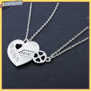 Set 2 Vòng cổ HìNh ChìA KhóA TráI Tim KhắC Chữ Best Friend