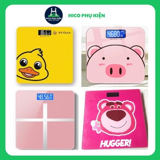 Cân điện tử sức khỏe mini hình chữ thập - Màn hình LED hiển thị tiện lợi (màu ngẫu nhiên)