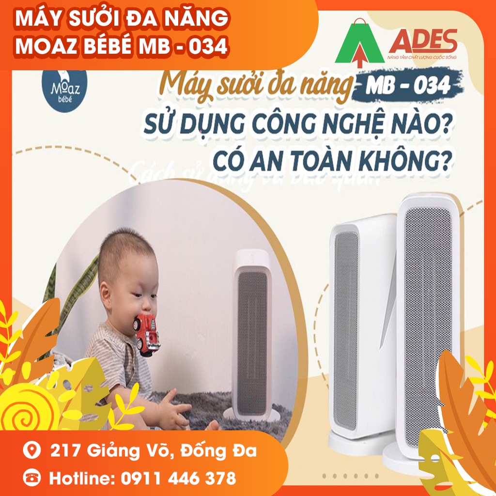 Máy Sưởi Đa Năng Moaz BEBE MB – 034  - HOT NEW 2022