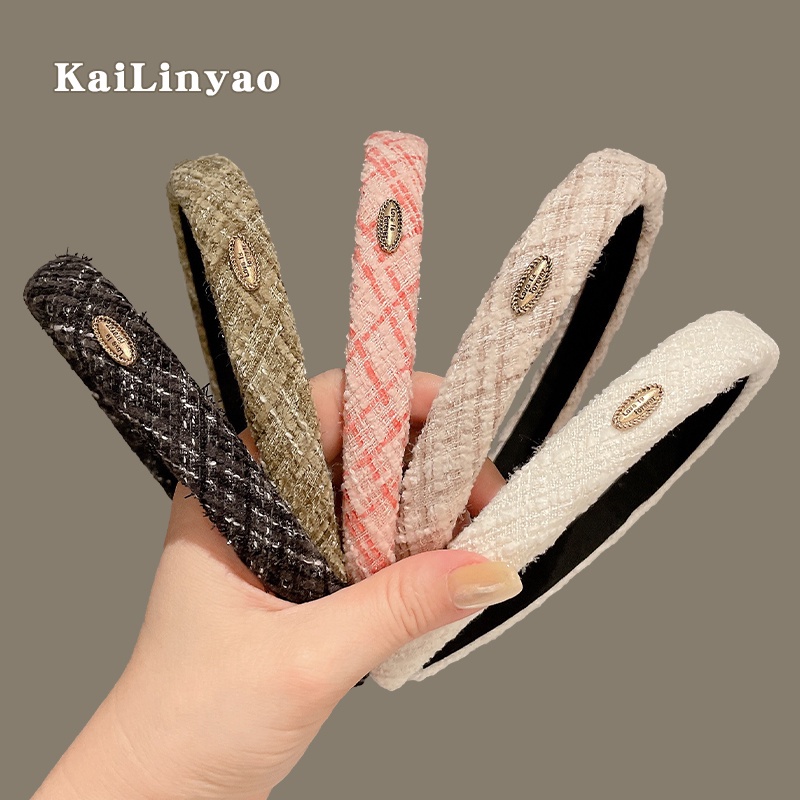 Băng Đô Cài Tóc Đính Hoa Trà Thời Trang Bờm Tóc Pháp Đơn Giản