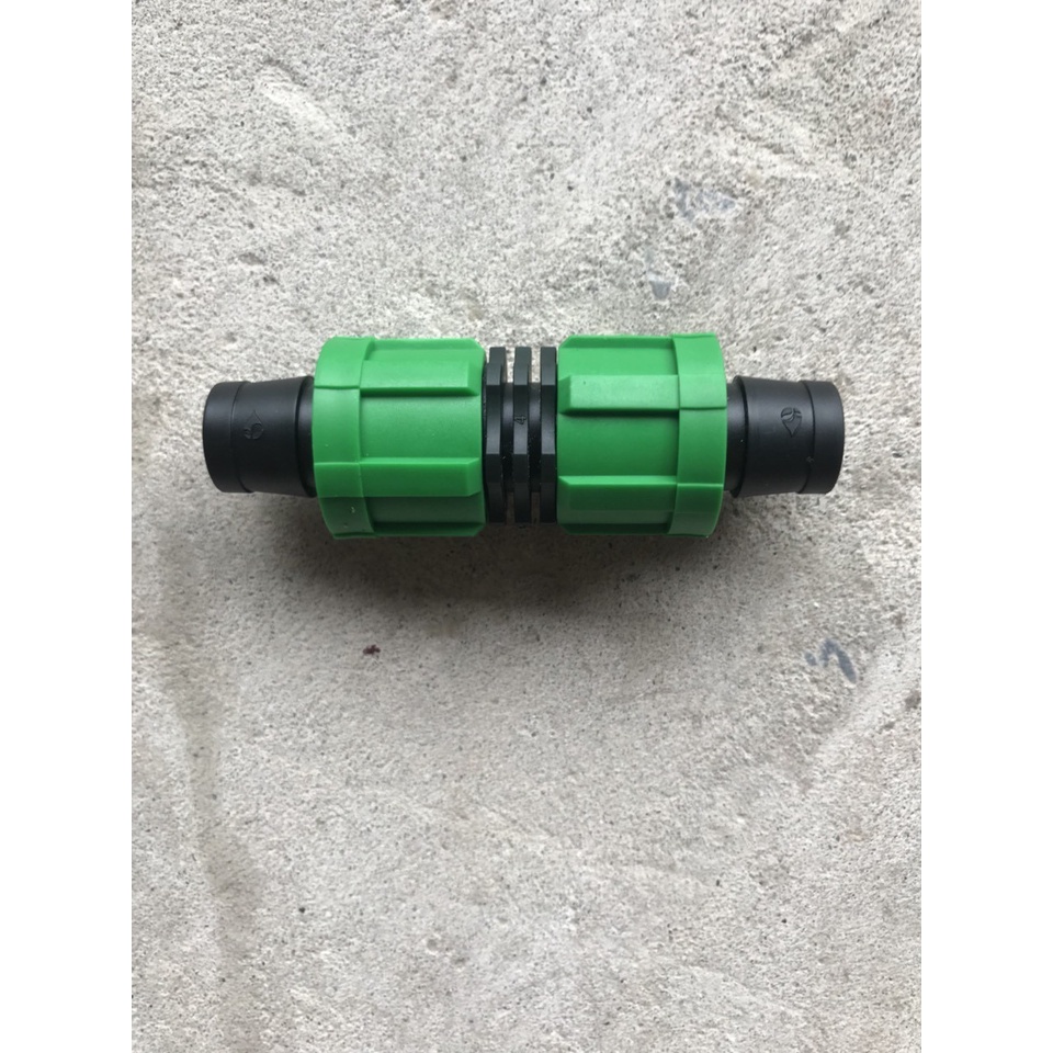 Nối nhỏ giọt vặn ống 16mm - Kết nối dây nhỏ giọt 16mm khớp nối ren vặn-