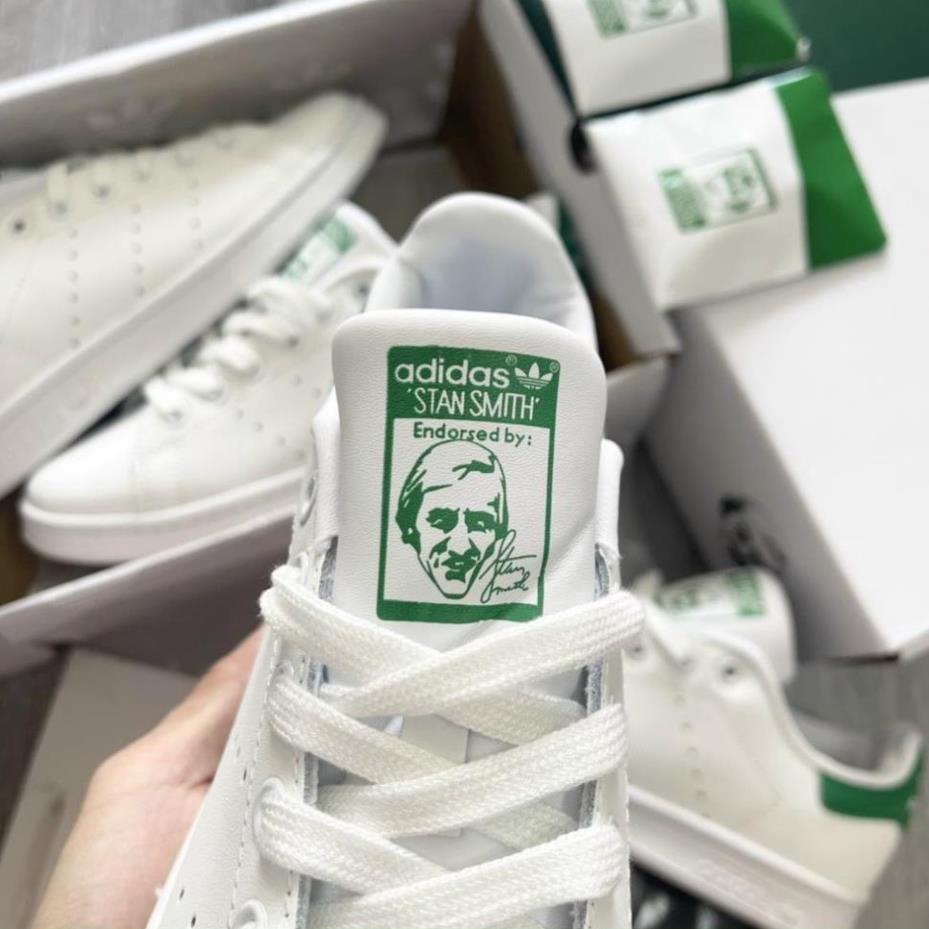 Giày Thể Thao Giày Adidas stanmith Trắng gót đen , gót xanh green hot trend 2022