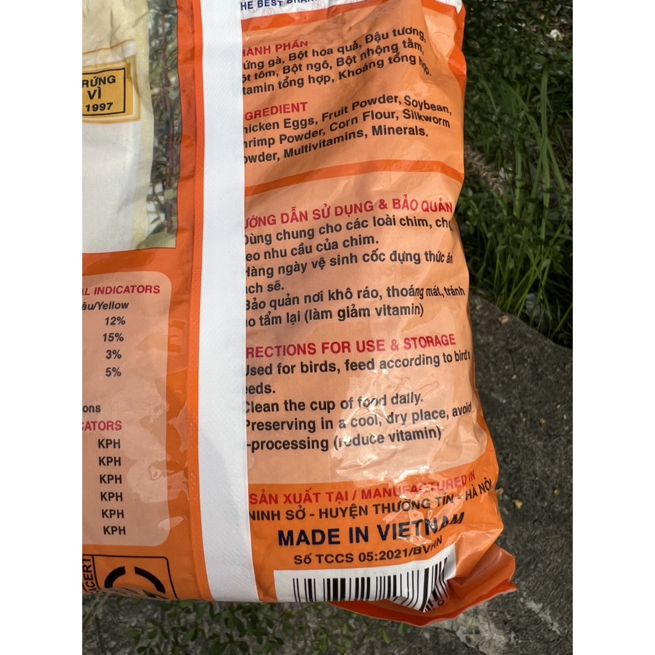 Cám Trứng Ba Vì 500g - Thức Ăn Chim