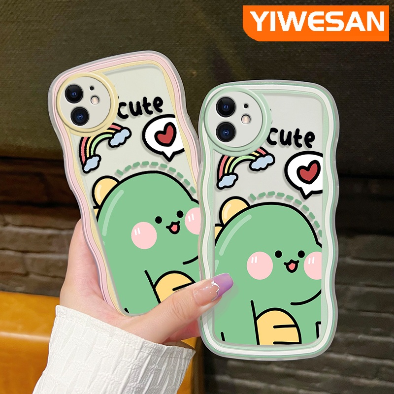 Ốp Điện Thoại Viền Gợn Sóng Hình Khủng Long Cho Samsung galaxy A12 4G A12 5G F12 M12 F23 5G F13 M13 Quantum 2