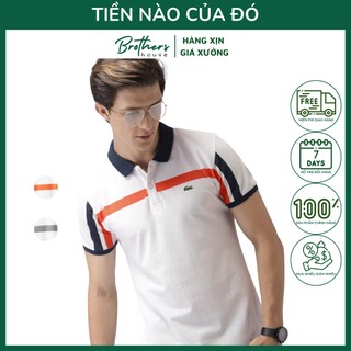 Áo polo La.coste kẻ ngang hot trend, lịch lãm