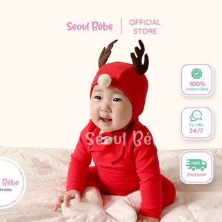 Bộ dài trơn Wonwon bộ rời bộ Winwin Peekaboo chất dày (không kèm mũ)