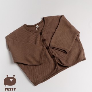Áo Cardigan Waffle