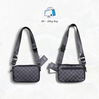 Túi đeo chéo nam nữ three box chính hãng h-07