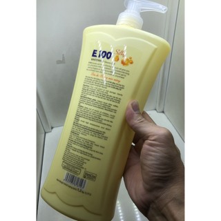 Sữa Tắm E100 Silky Màu Vàng 1200ml