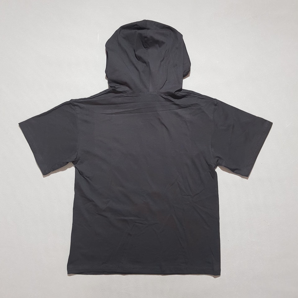 Áo thun cotton 100% mềm mát kiểu hoddie nón gấu cute be trai và gái tuổi teen 35-60kg