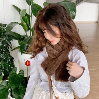 Khăn quàng cổ lông thỏ mềm mịn