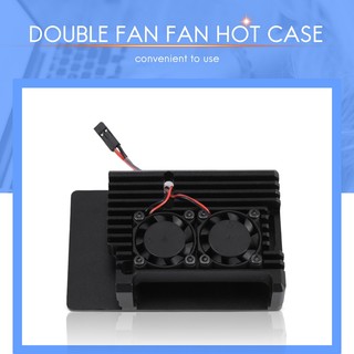 Vỏ Nhôm Làm Mát Hai Quạt Cho Raspberry Pi 4 Model B Raspberry Pi 4