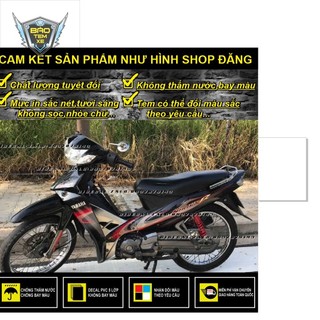 Tem rời sirius r mẫu dzin phối xám đỏ đen - trung decal