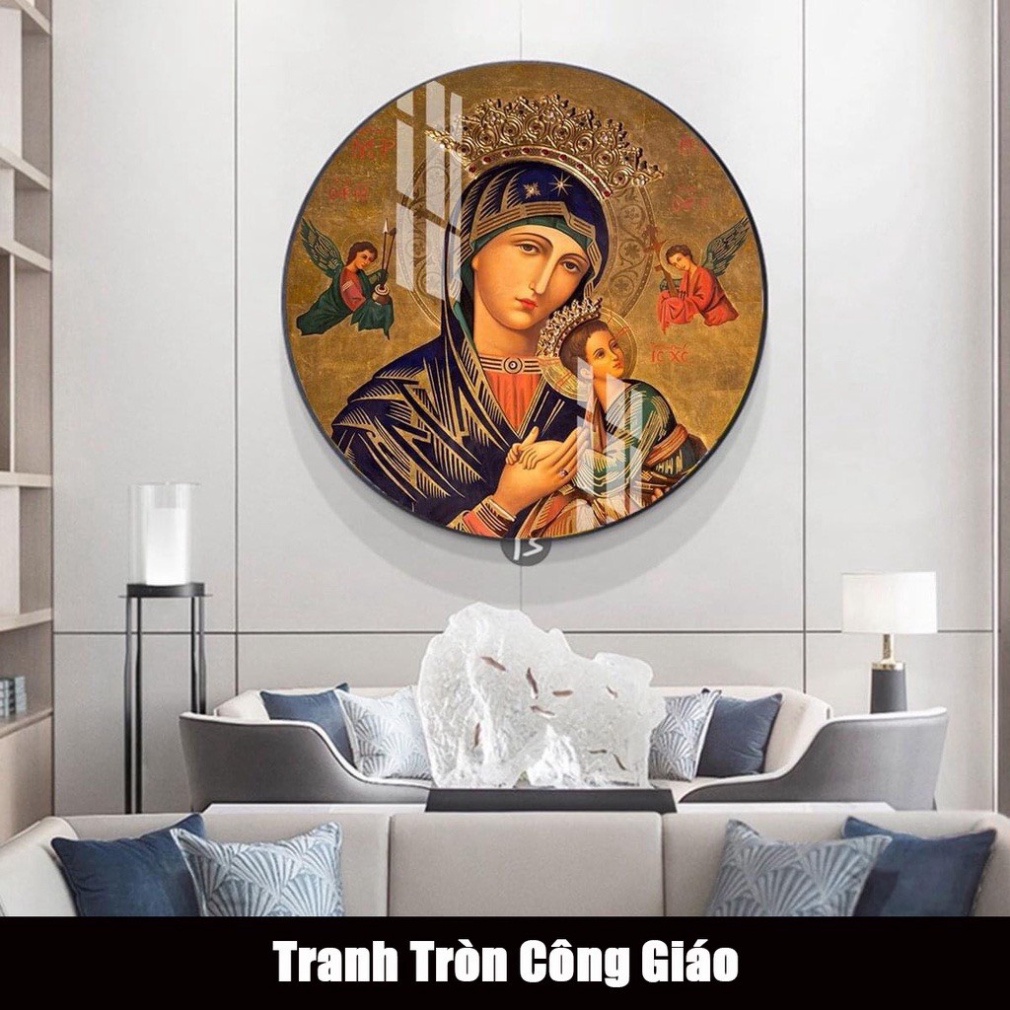 Tranh Treo Tường Tráng Gương Tranh Công Giáo Trang Trí Phòng Khách Phòng NGủ Làm quà tân gia Sang Phòng Ngủ Cầu Nguyện