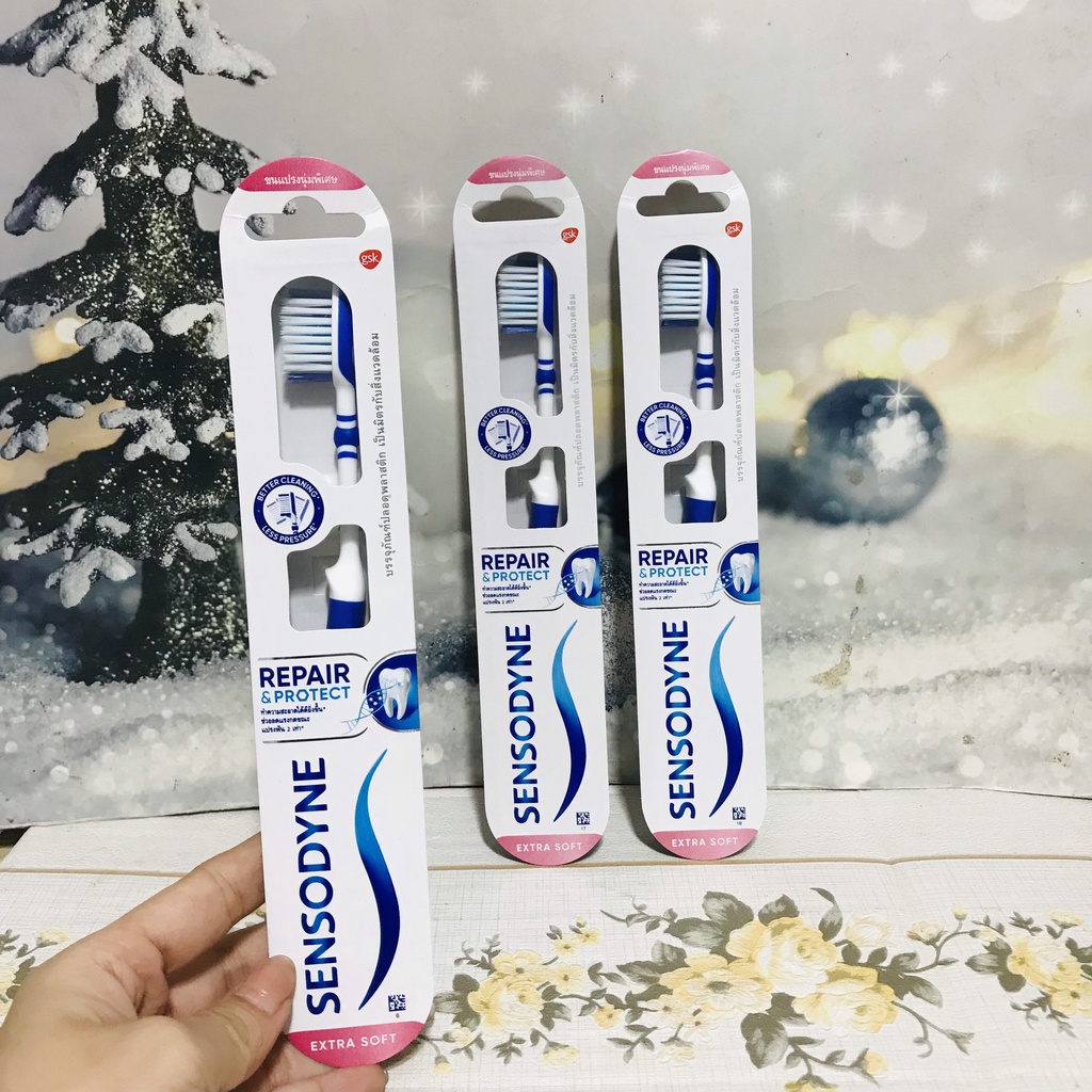 Bàn chải đánh răng cho răng niềng, ê buốt Sensodyne Repair & Protect