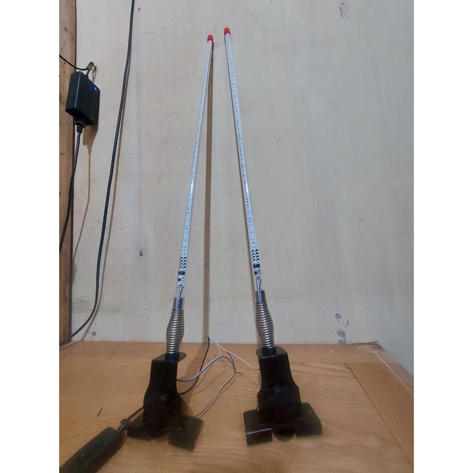 Cây ăng teng nháy đuổi 36 kiểu, đèn trang trí ô tô dài 70cm, điện chung 12v, 24v