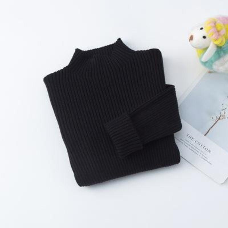 Áo Sweater Cổ Lọ Thời Trang Thu Đông Cho Bé