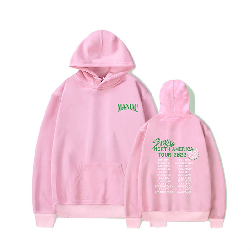 Áo hoodie Nỉ kpop skz maniac tour kpop Hỗ Trợ Cho Nam Và Nữ