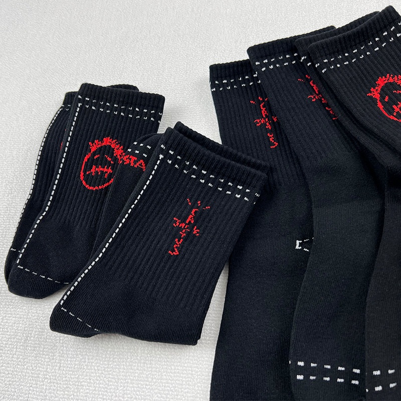 Vớ Travis Scott Cotton Thể Thao Phong Cách Hip Hop Thời Trang Đường Phố Cho Nam