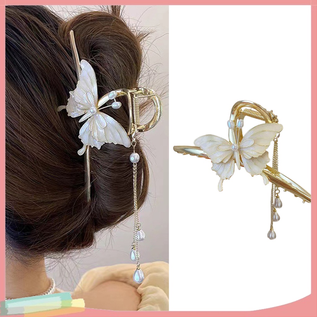 Kẹp Tóc Nữ Dáng Dài Đính Núm Tua Thời Trang