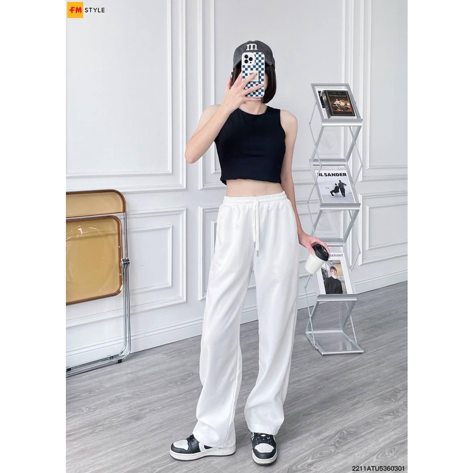 Áo croptop nữ FM Style sát nách chất thun thiết kế 2 lớp trơn dày dặn chất thun co giản thời trang Hàn Quốc 211030026