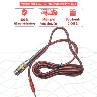 Dây cáp micro thu âm 3.5mm - 3.5mm to xlr cable