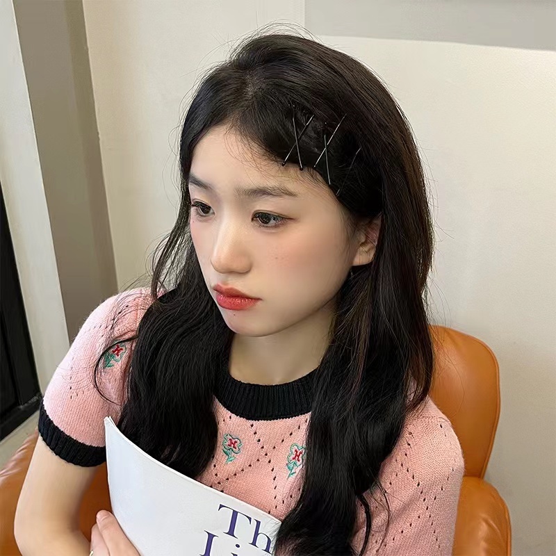 Bộ 30 Kẹp Tóc Màu Đen Họa Tiết Hoạt Hình Đơn Giản